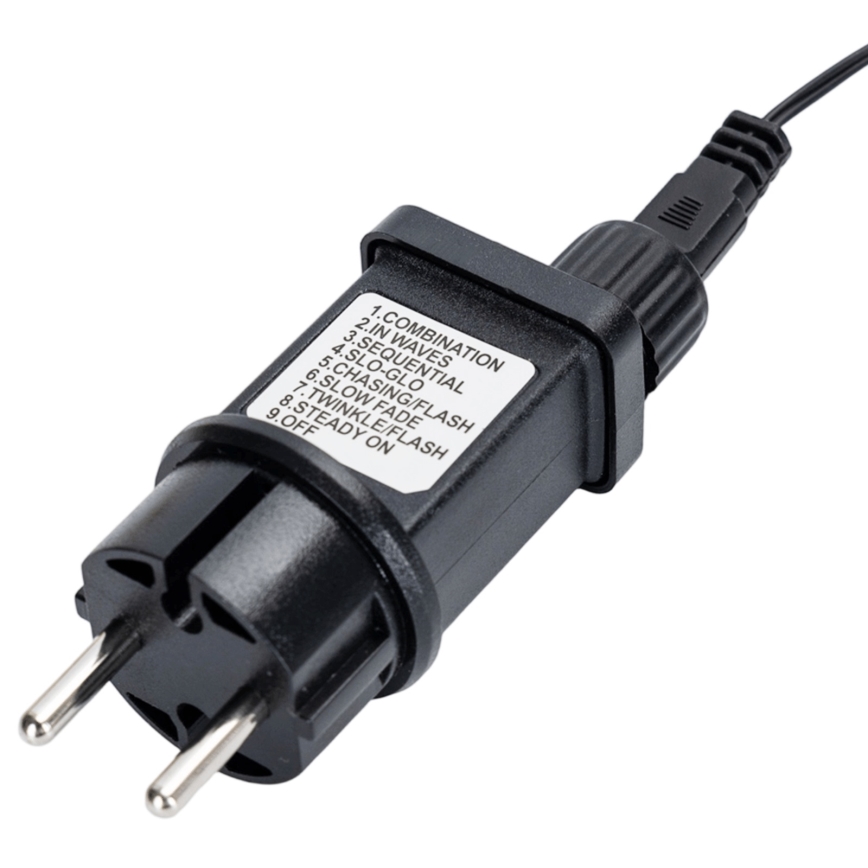 Aigostar - Sapin de Noël LED pour l'extérieur 55xLED/8 fonctions 0,6 m IP44 multicolore