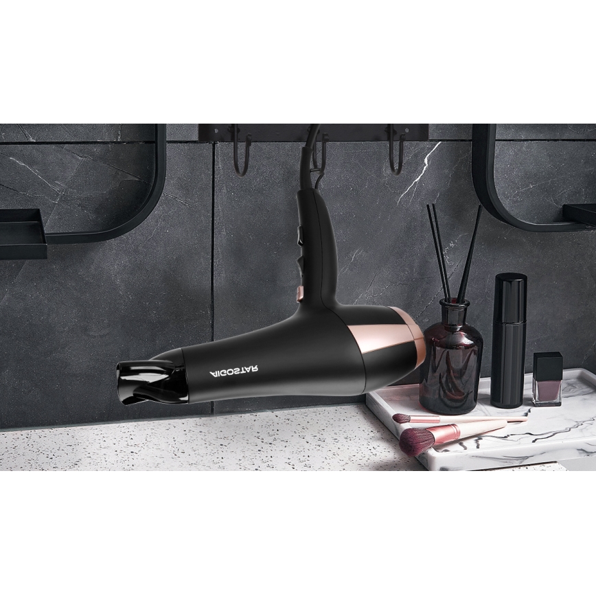 Aigostar - Sèche-cheveux 2400W/230V noir