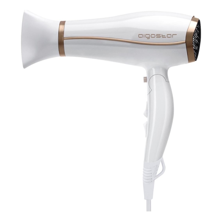 Aigostar - Sèche-cheveux avec ionisateur 2200W/230V blanc