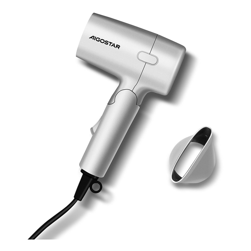 Aigostar - Sèche-cheveux de voyage 1200W/230V argent