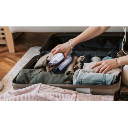 Aigostar - Sèche-cheveux de voyage 1200W/230V argent
