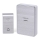 Aigostar - Sonnette sans fil 3xAA/12V IP44 argent