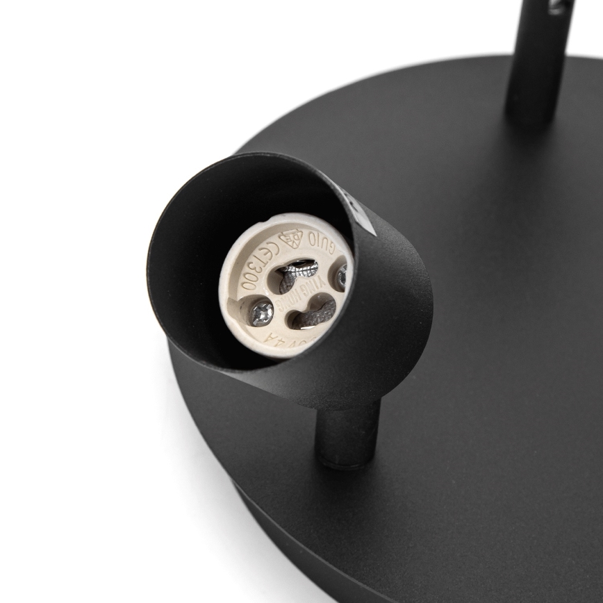 Aigostar - Spot 3xGU10/60W/230V noir