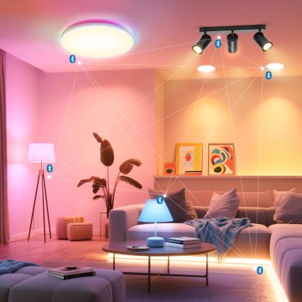 Aigostar - Spot LED RGBW dimmable MESH 3xLED/4,9W/230V 2700-6500K blanc + télécommande