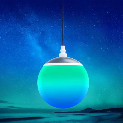 Aigostar - Suspension filaire RGBW à intensité variable MESH LED/8W/230V 2700-6500K blanc + Télécommande