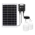 Aigostar - Suspension solaire 2xLED/35W/12V 6000 mAh 6500K d. 10 cm + Télécommande