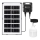 Aigostar - Suspension solaire avec détecteur LED/35W/12V 3000 mAh 6500K d. 10 cm + Télécommande