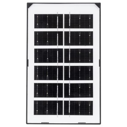 Aigostar - lustre solaire LED, 35W/12V, 3000 mAh, 6500K, IP65, Ø 15 cm + télécommande