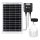 Aigostar - Suspension solaire LED/70W/12V 6000 mAh 6500K d. 12 cm + Télécommande