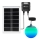 Aigostar - Suspension solaire RGB à intensité variable MESH LED/20W/3,7V 4000 mAh 2700K-6500K IP65 d. 15 cm