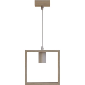 Aigostar - Suspension sur câble 1xE27/60W/230V beige