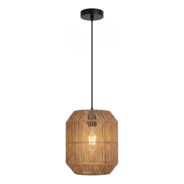 Aigostar - Suspension sur câble 1xE27/60W/230V beige Ø 23 cm