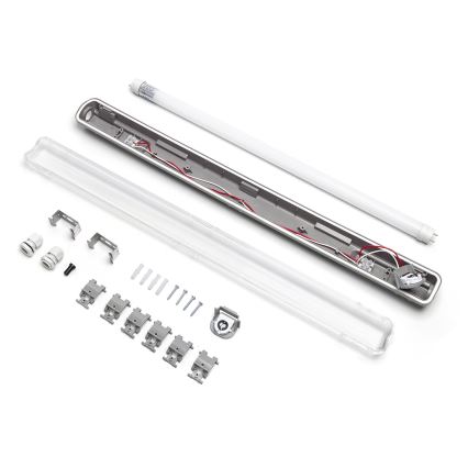 Aigostar - Tube fluorescent industriel LED 1xG13/9W/230V 4000K 66,6 cm IP65