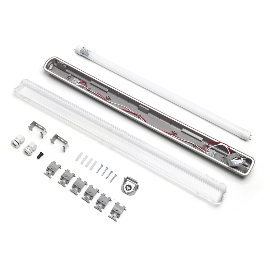 Aigostar - Tube fluorescent industriel LED 1xG13/9W/230V 4000K 66,6 cm IP65