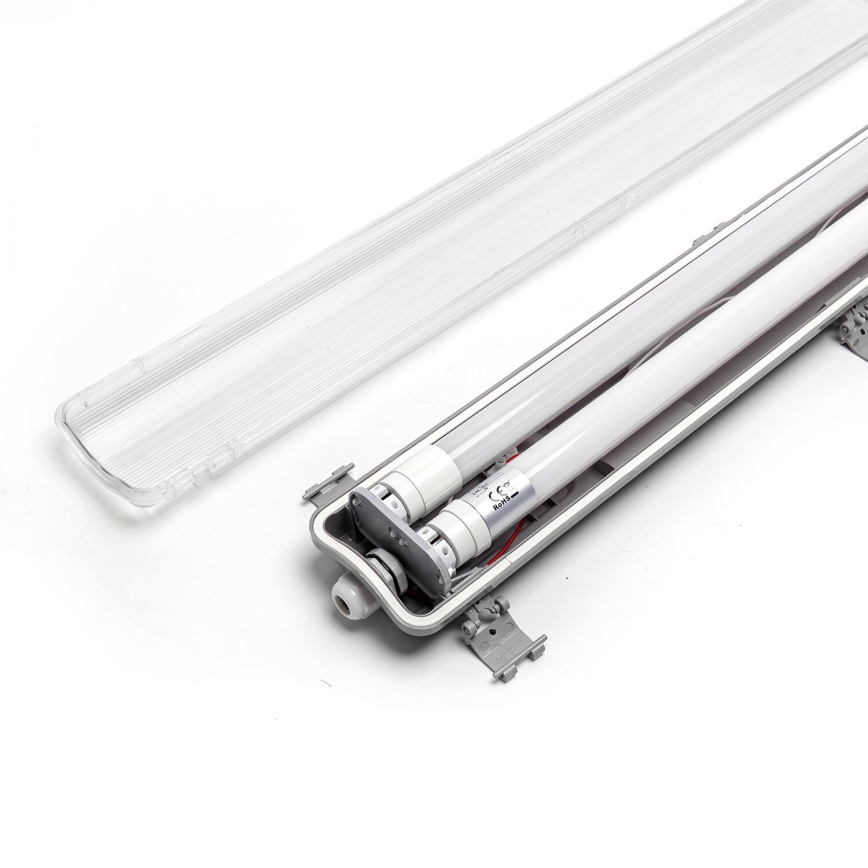 Aigostar - Tube fluorescent industriel LED 2xG13/9W/230V 4000K 66,6 cm IP65