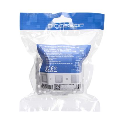 Aigostar - Variateur sans cadre 250V/10A argenté