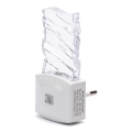 Aigostar - Veilleuse avec détecteur crépusculaire LED/0,2W/230V 3000K