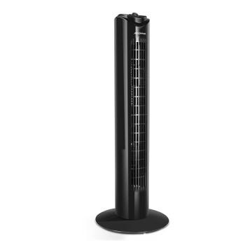 Aigostar - Ventilateur colonne 45W/230V noir