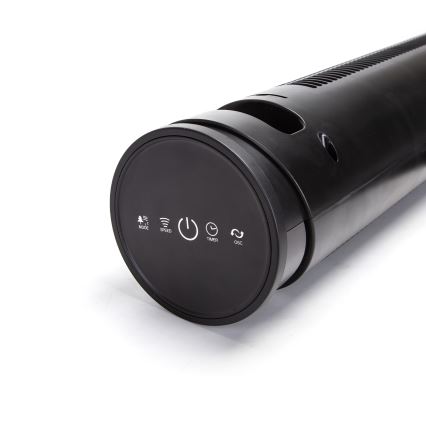 Aigostar - Ventilateur colonne 45W/230V noir + Télécommande