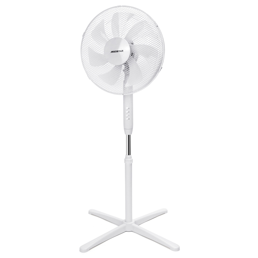 Aigostar - Ventilateur colonne 50W/230V 120 cm blanc