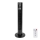 Aigostar - Ventilateur colonne 50W/230V noir Wi-Fi + télécommande