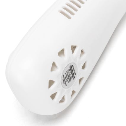 Aigostar - Ventilateur de cou rechargeable 4W/5V 2000mAh blanc