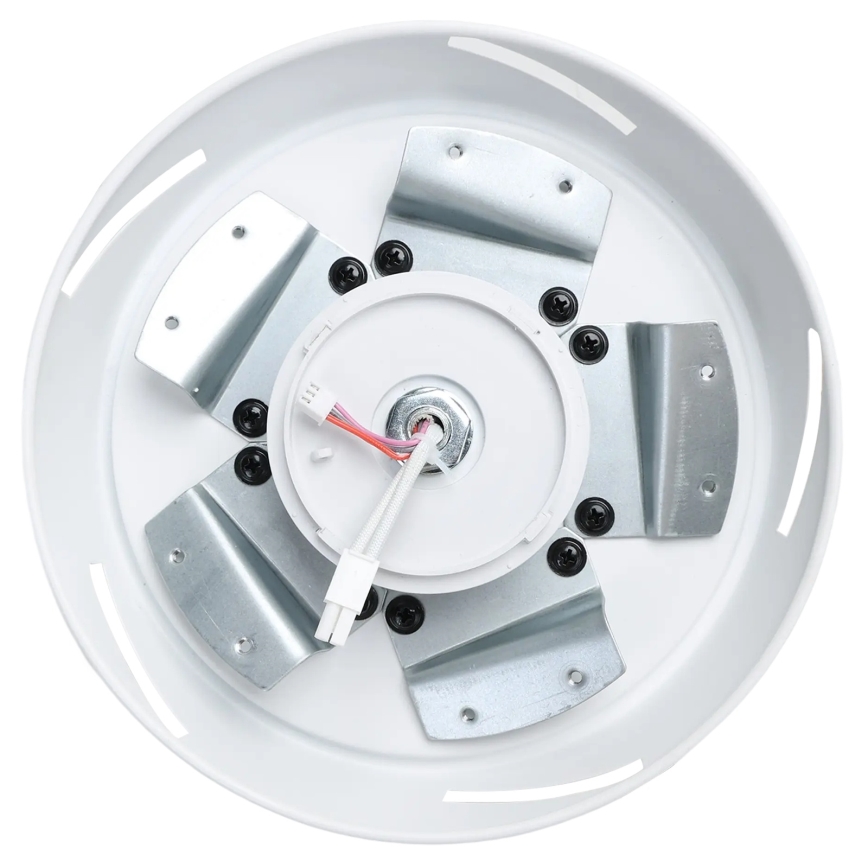 Aigostar - Ventilateur de plafond à intensité variable LED/20W/230V 2700-6500K 132cm blanc/beige + télécommande