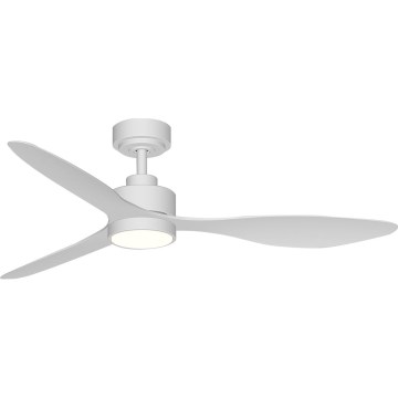 Aigostar - Ventilateur de plafond à intensité variable LED/20W/230V 2700-6500K 132cm blanc + télécommande