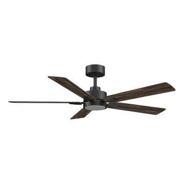 Aigostar - Ventilateur de plafond à intensité variable LED/20W/230V 2700-6500K 132cm marron + télécommande