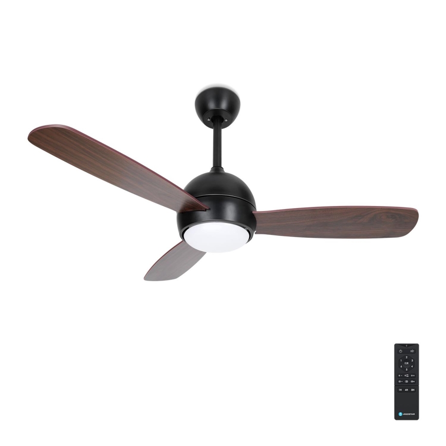 Aigostar - Ventilateur de plafond à intensité variable LED/24W/230V 2700-6500K 106,6 cm + télécommande