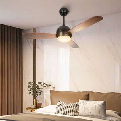 Aigostar - Ventilateur de plafond à intensité variable LED/24W/230V 2700-6500K 106,6 cm + télécommande