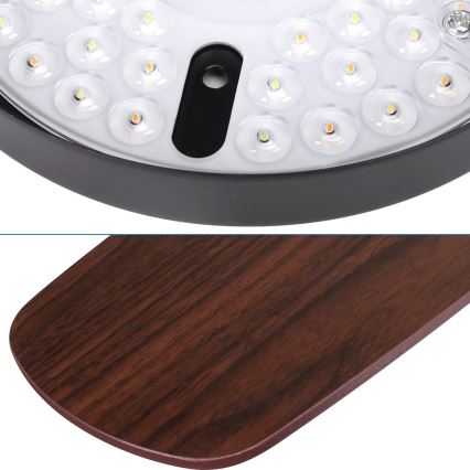 Aigostar - Ventilateur de plafond à intensité variable LED/24W/230V 2700-6500K 106,6 cm + télécommande
