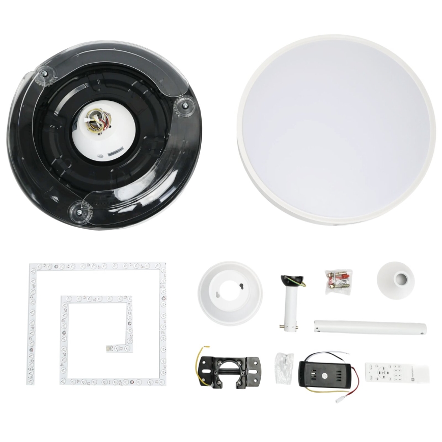 Aigostar - Ventilateur de plafond à intensité variable LED/36W/230V 2700-6500K d. 107 cm + Télécommande blanc