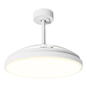 Aigostar - Ventilateur de plafond LED dimmable LED/50W/230V 2700-6500K Ø 106cm blanc + télécommande