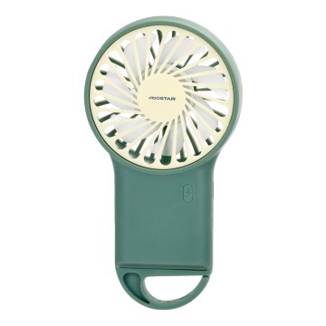 Aigostar - Ventilateur de poche rechargeable 4W/5V 500mAh USB vert