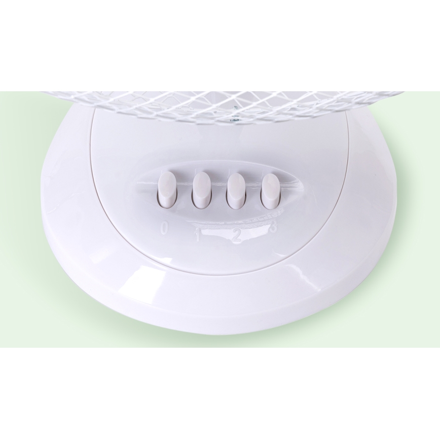 Aigostar - Ventilateur de table 40W/230V blanc