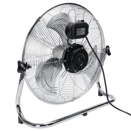 Aigostar - Ventilateur sur pied 100W/230V Ø 54 cm chromé brillant