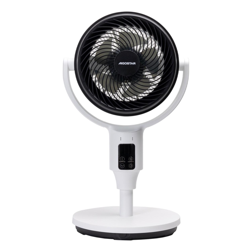 Aigostar - Ventilateur sur pied 24 W / 230 V, 108 cm, blanc