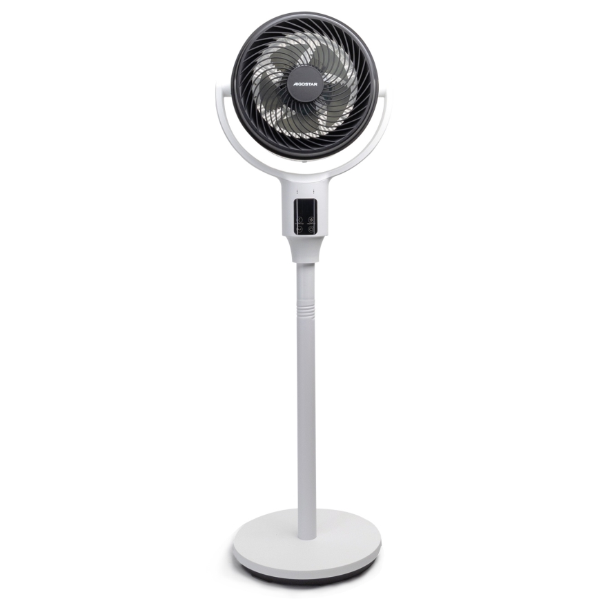 Aigostar - Ventilateur sur pied 24 W / 230 V, 108 cm, blanc