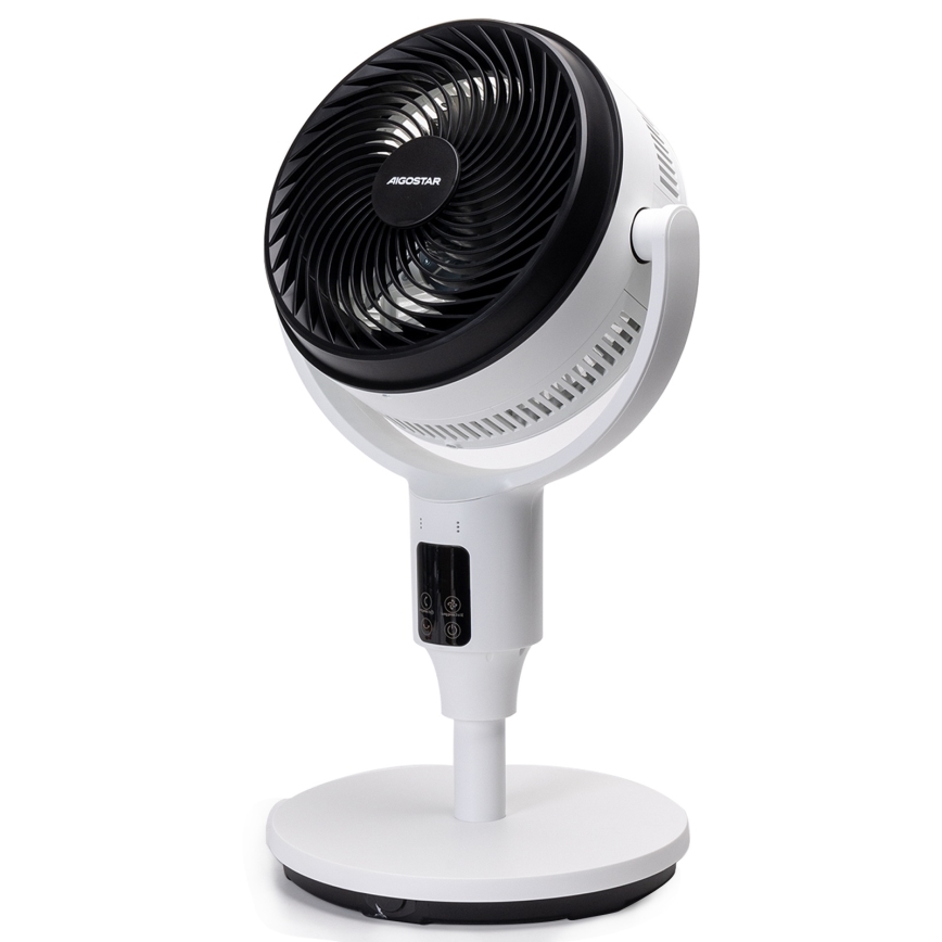 Aigostar - Ventilateur sur pied 24 W / 230 V, 108 cm, blanc