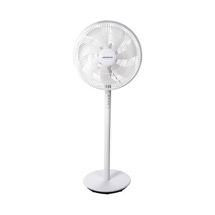 Aigostar - Ventilateur sur pied 45W/230V 110 cm blanc