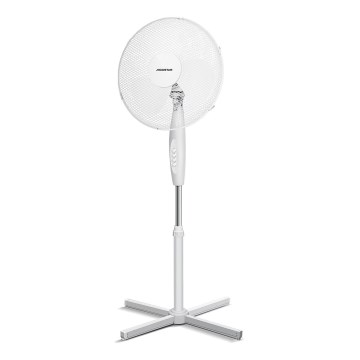 Aigostar - Ventilateur sur pied 45W/230V 125 cm blanc