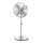 Aigostar - Ventilateur sur pied 50 W / 230 V Ø 45 cm chromé