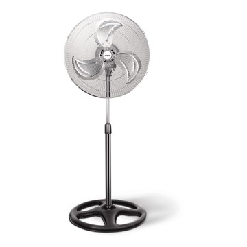 Aigostar - Ventilateur sur pied 50 W/230 V Ø 50 cm chromé/noir