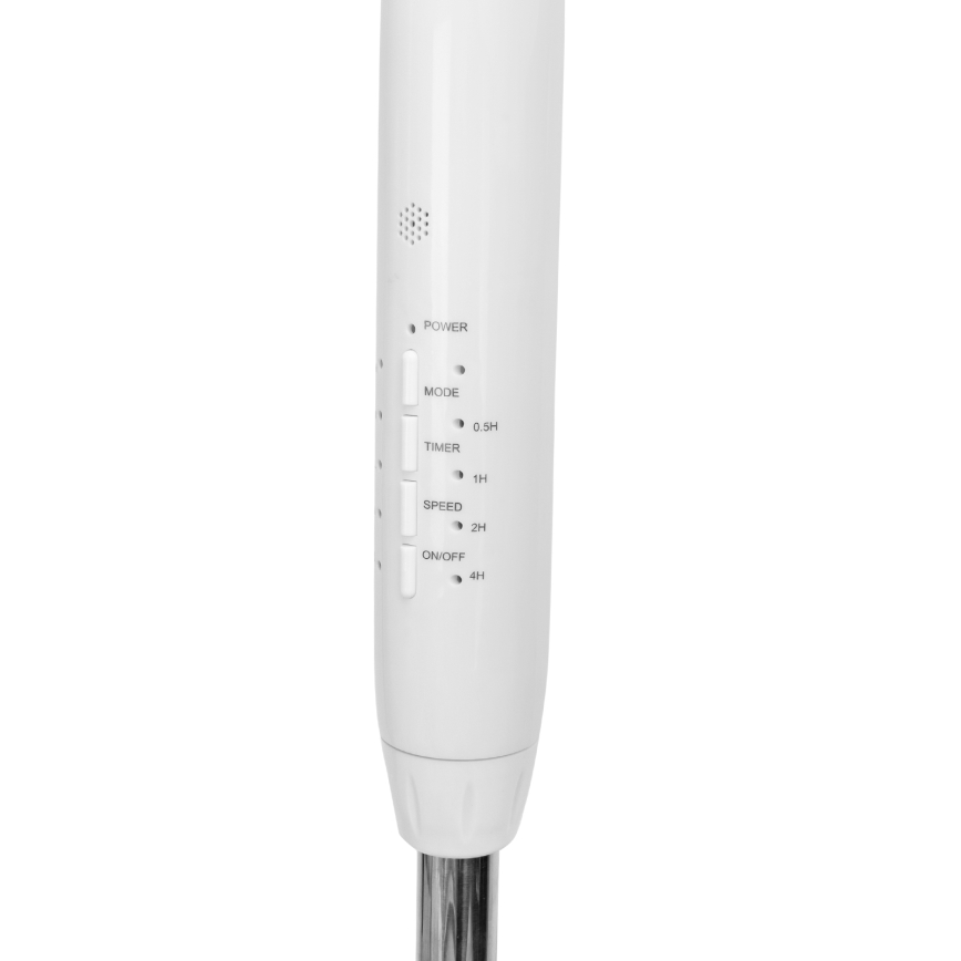 Aigostar - Ventilateur sur pied 60W/230V blanc + télécommande