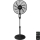 Aigostar - Ventilateur sur pied 60W/230V noir + Télécommande