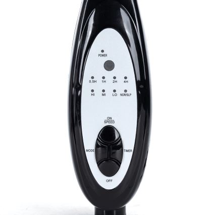 Aigostar - Ventilateur sur pied 60W/230V noir + Télécommande