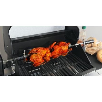 Aiguille à barbecue avec moteur 230V