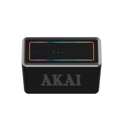 AKAI ABTSW-120 - Enceinte sans fil avec deux microphones 80W/4000 mAh IPX6