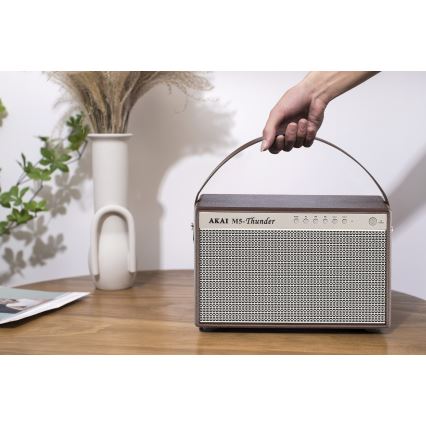 AKAI M5 THUNDER COFFEE - Enceinte sans fil 70 W / 8000 mAh